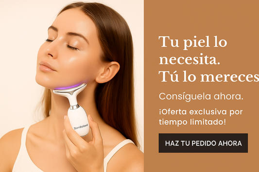 SkinRelieve+™  | Dile adiós a la tensión facial y cervical | ¡Ahora GRATIS! Mascarilla de Té Verde